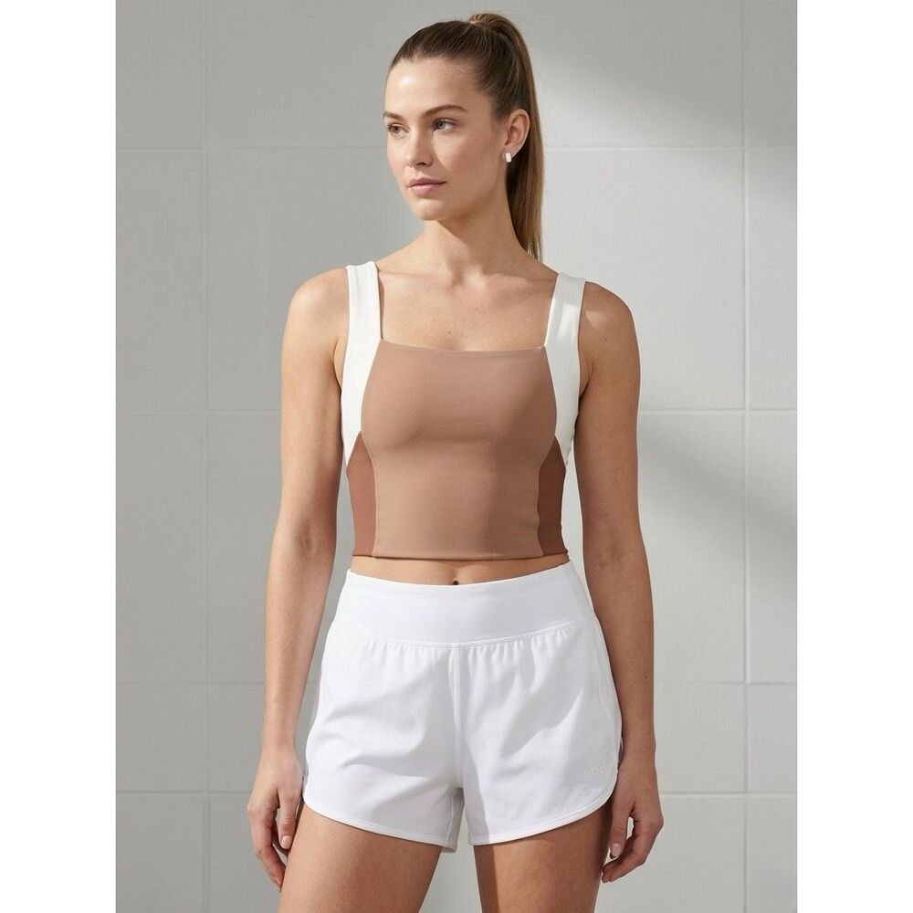 Abercrombie & Fitch YPB sculptLUX Squareneck Slim Tank Size S